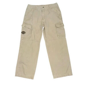 Vintage Men's Harley-Davidson Cargo Pants khaki 33x30 excellent condition